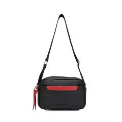 Morral Oreiro Love Negro Con Rojo 29587