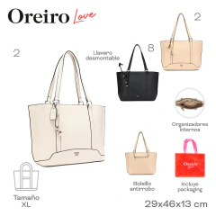 Cartera Oreiro Love Hueso 29596 en internet