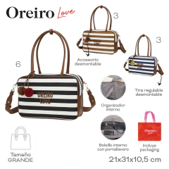 Cartera Oreiro Love Azul 29689 - comprar online