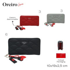 Billetera Oreiro Love Negro 29737 en internet