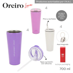 Vaso Termico Oreiro Crema 30509 - tienda online