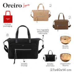 Cartera Oreiro Chocolate 31029 en internet