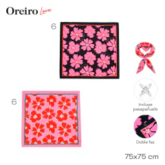 Pañuelo Oreiro Negro 31144 - tienda online