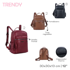 Mochila Trendy Marron 31829