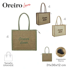 Beach Bag Oreiro Verde 32149 - ZATIMA MAYORISTA