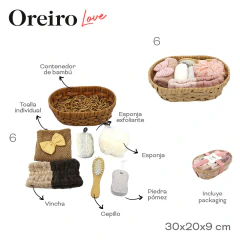 Set Baño Oreiro Rosa 32166