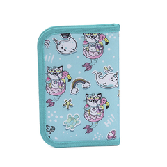 Cartuchera con Utiles Trendy Aqua 52589