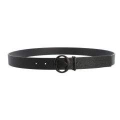 Cinturon Oreiro Love Negro Hebilla Negra M/L 55261 - comprar online