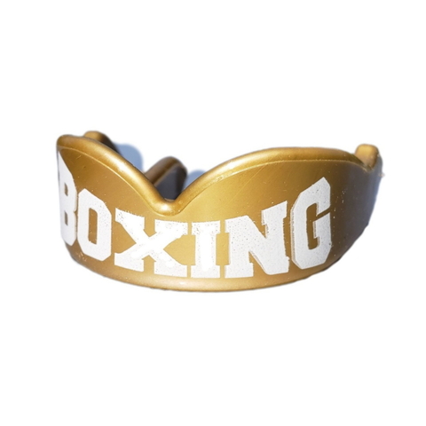 Protector Bucal Simple Boxing-dorado