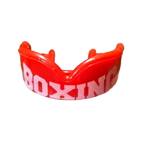 Protector Bucal Simple Boxing-rojo