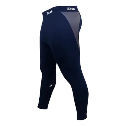 Calza Larga Flash Spandex Termica Compression Unisex Running - Azul Marino - comprar online