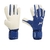 Guantes Arquero Nassau Profesionales Ares Adulto Unisex - Azul Blanco