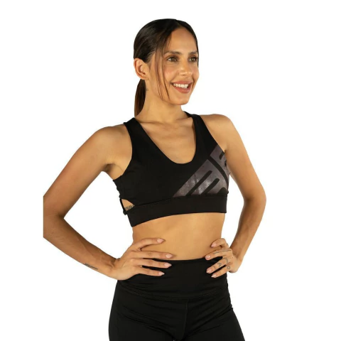 Pupera Top Deportivo Manga Corta Con Cierre Luxury Cnadnu