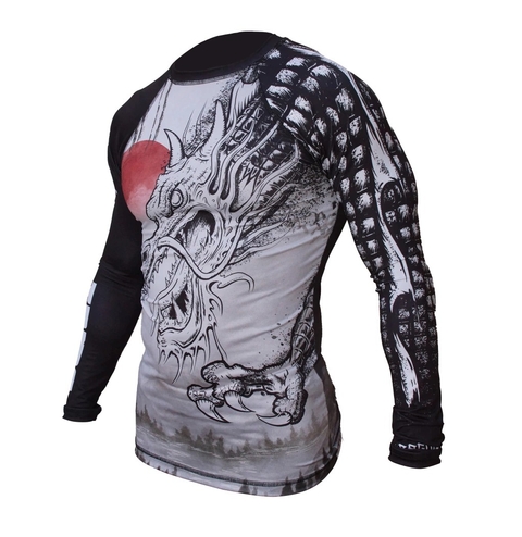 Remera Tribo Lycra Manga Larga Jiu Jitsu Mma Bjj Importada