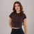 Cropped Core Viguini Cafe - Feminino - comprar online
