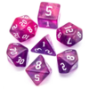 Set de Dados Rosa Glitter