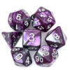 Set de Dados Color Mezclado Violeta y Gris