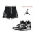 ZAPATILLAS JORDAN + SHORT DRI FIT