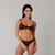 Halle - Brown Bikini Top - online store