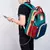 Mochila cuna maternal con techo y cargador puerto USB - Turquesa - tienda online