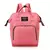 Mochila Maternal Simple Lisa - Salmón Oscuro