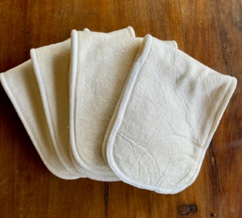 Pack x 4 Absorbentes de Bambú Natural de 5 capas full