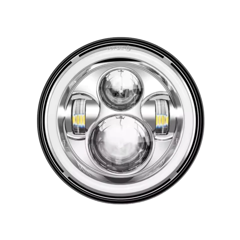 Farol Halo de LED com Angel Eyes 7" (Cromado) - comprar online