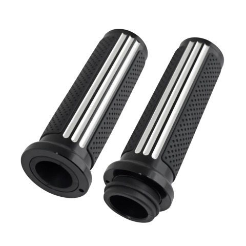 Manopla Origin com Borracha e Acelerador Eletrônico 1" (Preto e Cromado) - comprar online