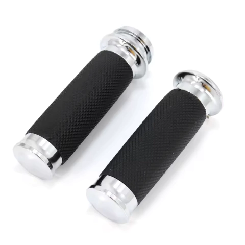 Manopla Smooth com Borracha e Acelerador Eletrônico 1" (Cromado) - comprar online