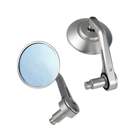 Retrovisor Custom Ponta de Guidão Universal (Prata) - comprar online