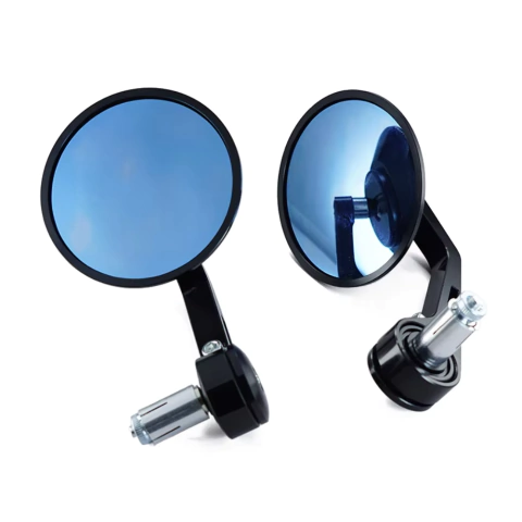 Retrovisor Custom Ponta de Guidão Universal (Preto)