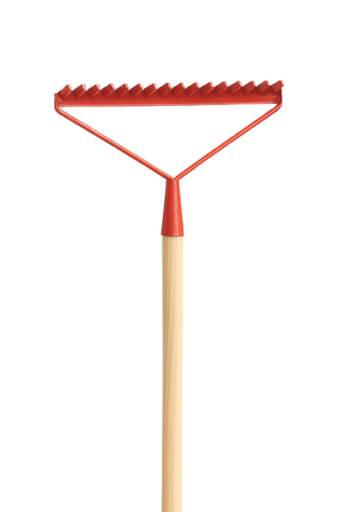 Rastrillo 18 dientes con cabo - comprar online