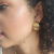 Argola Martelada Banhada a Ouro 18K - comprar online
