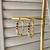 Brinco de Argola Fechada Cravejada de Zircônia Multicolor Banhada a Ouro 18k - Lelaro Semijoias e Acessórios LTDA