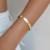 Bracelete Liso 5MM Banhado a Ouro 18K