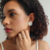 Conjunto Colar e Brinco Flor com Zircônia Cristal Banhada a Prata 925 na internet