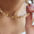 Colar Corrente Grossa Banhada a Ouro 18K