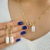 Conjunto de Brinco e Colar com Fecho Boia e Pingente de Pérola Barroca Banhado a Ouro 18K - comprar online