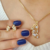 MIx de Brinco com Colar de Pingente de Borboleta Cravejado de Zircônias Banhado a Ouro 18K - comprar online