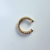 Piercing Fake Torcido Banhado a Ouro 18 K - comprar online