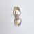 Anel Coração em Ródio Branco Cravejado Com Zircônia Cristal ao Centro Banhado a Ouro 18K - comprar online