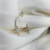 Brinco Ear Cuff Com Estrela Cravejada de Zircônias Banhado a Ouro 18K