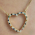 Mix de Colares com Colar Fita com Colar Pingente Coração Cravejado de Zircônias Coloridas Banhado a Ouro 18K na internet
