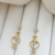 Mix de Brincos Coração com Ponto de Luz Zircônia Cristal Banhado a Ouro 18K