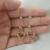 Mix de Brincos Coração com Ponto de Luz Zircônia Cristal Banhado a Ouro 18K - comprar online