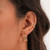 Piercing Fake 2 Fios Banhados a Ouro 18K