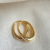 Argola Oval Articulada Banhada a Ouro 18K - comprar online
