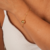 Pulseira Corrente Bolinha e Com Bola Central Banhada Ouro 18k