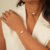 Choker Corrente Chapinha Com Pérola Barroca Banhada a Ouro 18k - comprar online