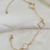 Pulseira Trevo Quatro Folhas Banhadas a Ouro 18K